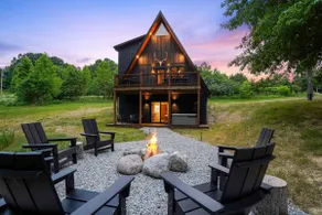 Moody Nordic A-Frame | Sauna | Hot Tub | Kids Fort - Image 2