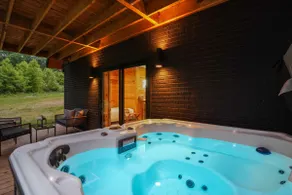 Moody Nordic A-Frame | Sauna | Hot Tub | Kids Fort - Image 4