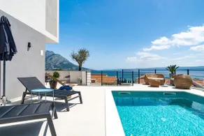 Meerblick Villa Mila mit 4 en-suite Schlafzimmern, privatem Pool, Finnischer Sauna, Laufband, Sandstrand 250m - Image 5