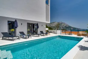 Meerblick Villa Mila mit 4 en-suite Schlafzimmern, privatem Pool, Finnischer Sauna, Laufband, Sandstrand 250m - Image 4