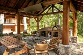 Custom Log Cabin | Pizza Oven + Voyager Access - Image 3