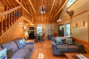 Blue Flower Cabin-10 acr, private, hottub, firepit - Image 4