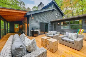 Chic Highlands Cabin Retreat w/ Deck + Office! - Image 3