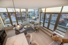 Victoria's SEA-Cret-Stunning Olympic and Inner Harbour Views from 450 sq ft Balcony - Image 2
