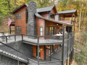 High Camp Retreat | Mtn Views + Hot Tub + Games - Image 2
