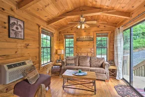 Quaint Log Cabin w/ Views Near West Jefferson - Image 3