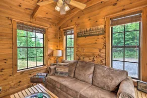 Quaint Log Cabin w/ Views Near West Jefferson - Image 5