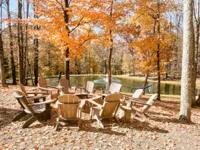 Fire Pit + Pond + Space to Unwind Together - Image 3