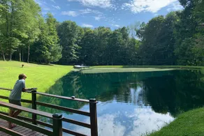 Fire Pit + Pond + Space to Unwind Together - Image 2