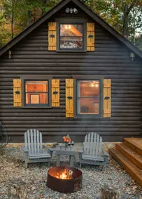 Log Cabin with Mountain View and Privacy - Image 3