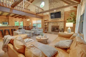 Fireside Cabin | HOT TUB, TV + Game Room! - Image 4