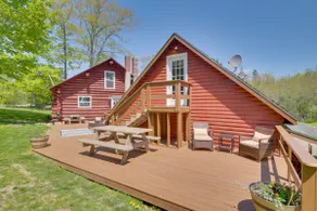 Trout Ponds & Sauna: Unique Log Cabin in Freedom - Image 2