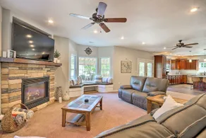 Dock & Jet Ski Slip: Lakeside Sunrise Beach Home! - Image 3