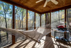 Private Creek, Hot Tub, Huge Deck at Chalet Cabin - Image 4