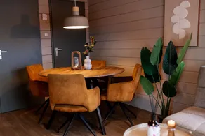Scandinavian wooden cabin with wood-burning stove - Image 5