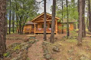 Wooded Yard, Gas Grill: Lush Pinetop Retreat - Image 4