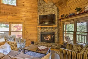 Lovely Log Cabin + Bunkhouse w/ Views & Yard! - Image 3