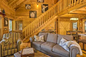 Lovely Log Cabin + Bunkhouse w/ Views & Yard! - Image 5