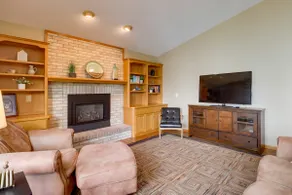 Sandy Beach Family Getaway w/ Fire Pit & Deck! - Image 4