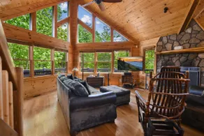 Cabin w/ Sauna · Hot Tub · Mtn Views · 2 Masters - Image 3