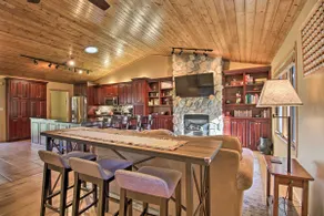 Cabin w/ Fire Pit & Movie Room, 1 Mi to Lake - Image 5