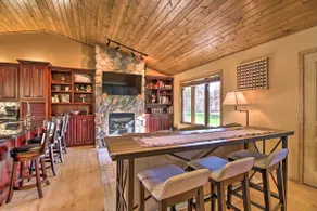 Cabin w/ Fire Pit & Movie Room, 1 Mi to Lake - Image 4