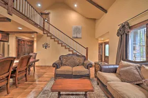 Tudor-Style Broken Bow Cottage w/ Hot Tub & Decks! - Image 5