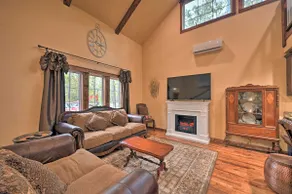 Tudor-Style Broken Bow Cottage w/ Hot Tub & Decks! - Image 4