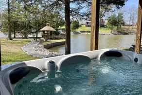 Stylish 4BR Lakefront Cabin w/ Hot Tub - Image 2