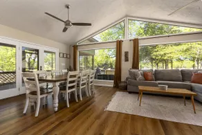 Stylish 4BR Lakefront Cabin w/ Hot Tub - Image 3