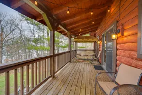 Modern Log Cabin w/ Rec Room, Steps to Lake! - Image 2