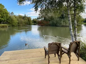 Widgeon Bespoke Cabin is lakeside with Private fishing peg, hot tub situated at Tattershall Lakes Country Park - Image 2