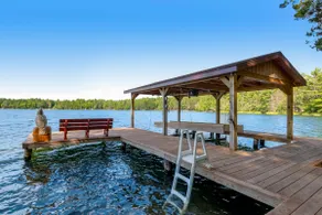 Lakefront home with deck, grill, fireplace, firepi - Image 4