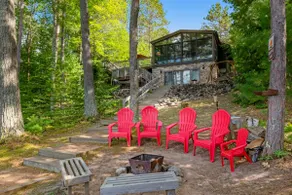 Lakefront home with deck, grill, fireplace, firepi - Image 3