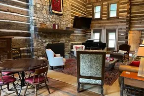 Log Cabin with Mountain Views, Hot Tub & Huge Yard - Image 5