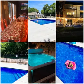 The Lodge-pool-Hot tub-7 BR, 6BA, dine 24,sleep 30 - Image 2