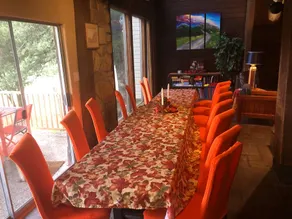 The Lodge-pool-Hot tub-7 BR, 6BA, dine 24,sleep 30 - Image 5