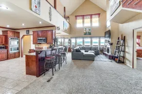 Waterfront Lake Eufaula Home: Multi-Level Balcony - Image 4