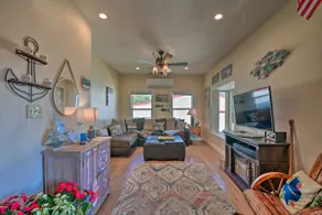 Steps to Lake! Charming Cabin: Pool Access & Decks - Image 3