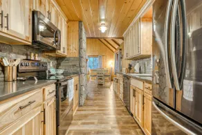 Charming, riverfront cabin with fireplace - dog-fr - Image 3