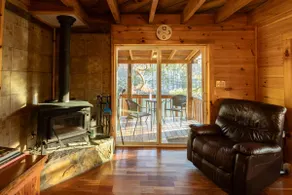 Bear Lair: Luxe cabin, private lake, caves, trails, fast WiFi @ Bear Track Lake - Image 5