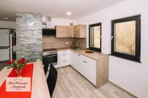 Modern studio with a terrace and Bled castle View - Image 5