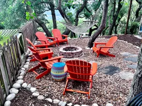Modern w/Lake View + Large Deck + Enclosed Yard + Fire Pit + Game Room! - Image 5