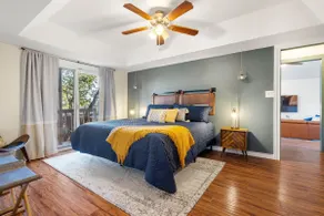 Modern w/Lake View + Large Deck + Enclosed Yard + Fire Pit + Game Room! - Image 4