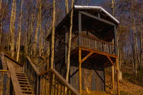 Glamping Cabin | Huge Window | Tree House Feel - Image 4