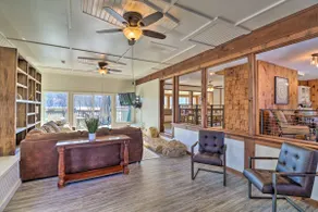 'Fish House' w/ Deck, Fire Pit & River Views - Image 5