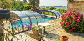 Ty goas treiz · Ty Goas Treiz Pool and view - Image 2