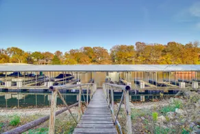 Deck & Boat Dock: Lakefront Cabin in Eucha! - Image 2