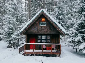 The Loft @ SkyCamp: Romantic Cabin near Stevens Pass, fit for two - Image 2
