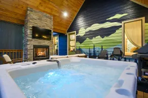 Couples Cabin | Hot Tub · Fireplace - Image 2